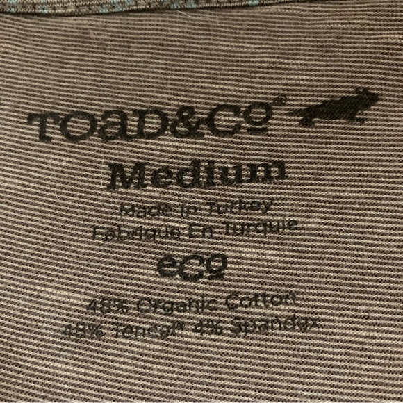 TOAD & CO Poppy Cue Faux Wrap Brown Sleeveless Tank Dress Sz M Organic Cotton - Picture 6 of 16